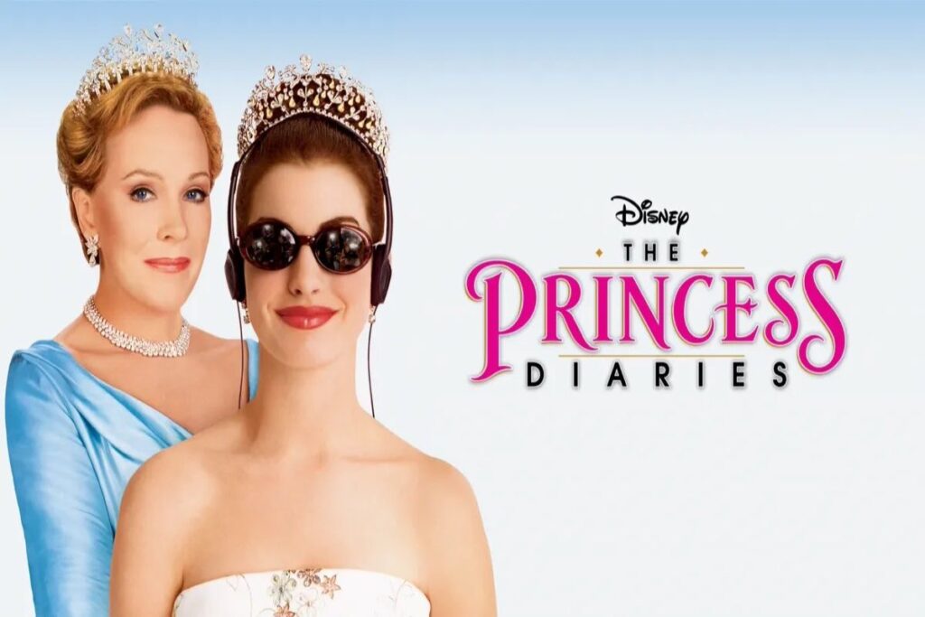 A picture of the poster for The Princess Diaries