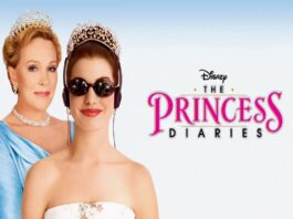 A picture of the poster for The Princess Diaries