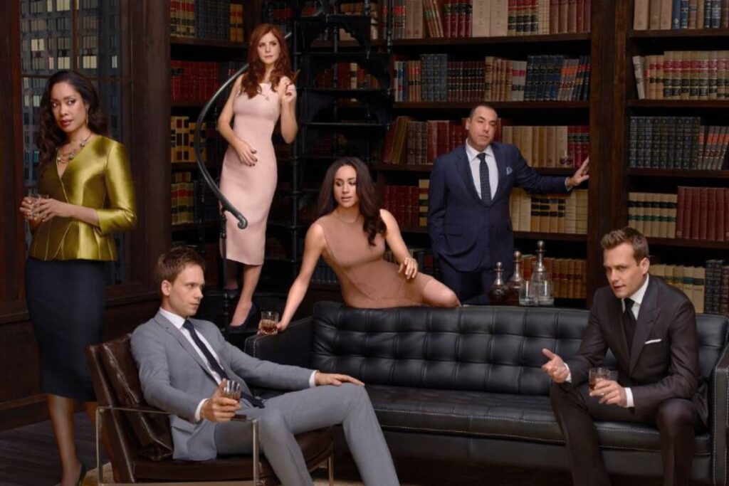 A picture of the Suits Cast