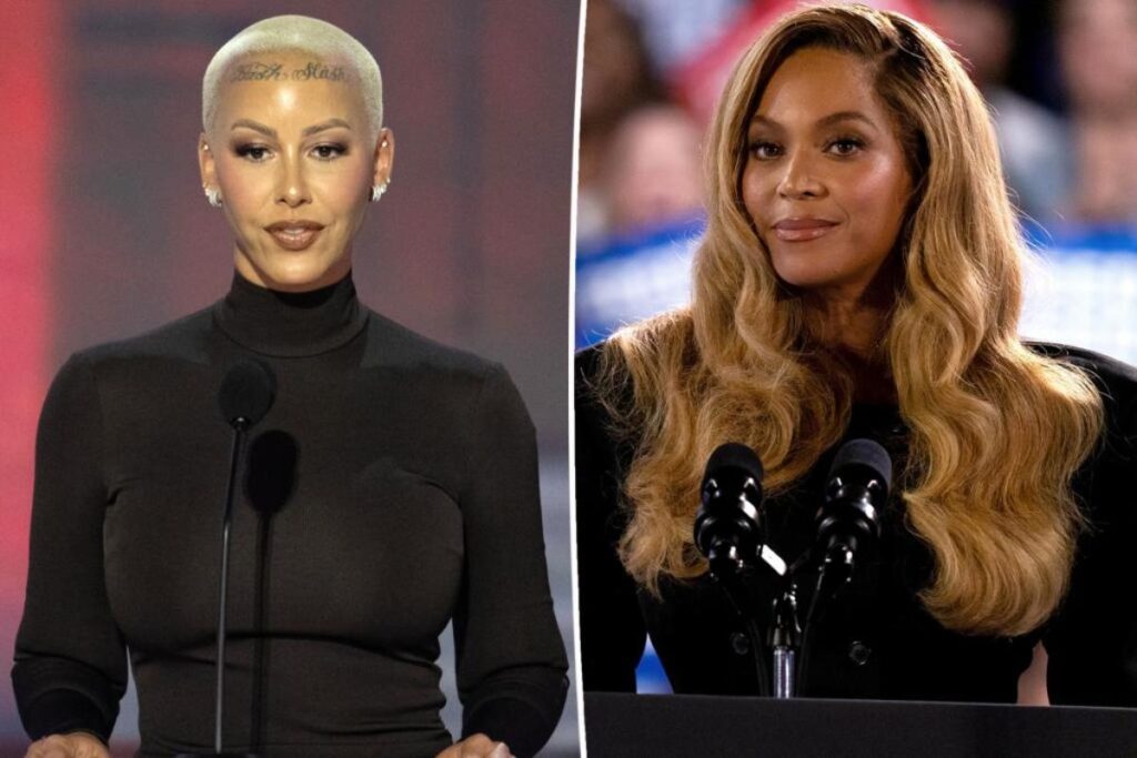 A picture of Amber Rose v. Beyonce