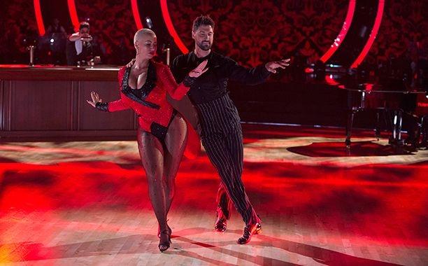 A picture of Amber Rose in "Dancing with the Stars"