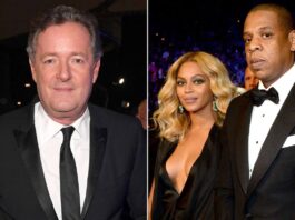 A picture of Piers Morgan v. Beyonce and Jay Z