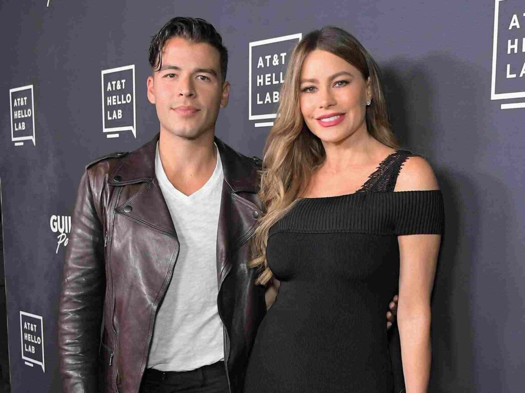 A picture of Sofia Vergara and her son