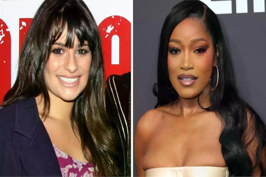 A Picture of Keke Palmer and Lea Michele Who is the Object of "Can Lea Michele Read?"