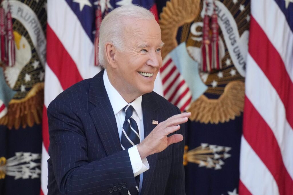 A picture of President Joe Biden