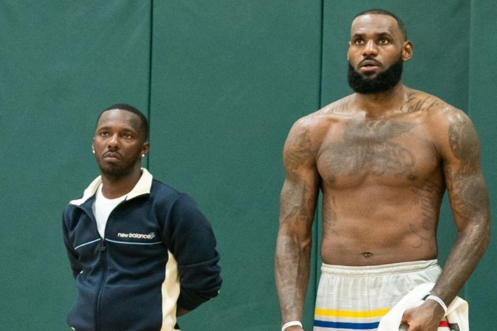 A picture of Rich Paul and LeBron James