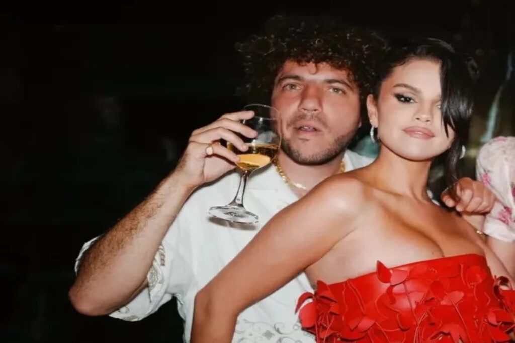 A picture of Selena Gomez and Benny Blanco