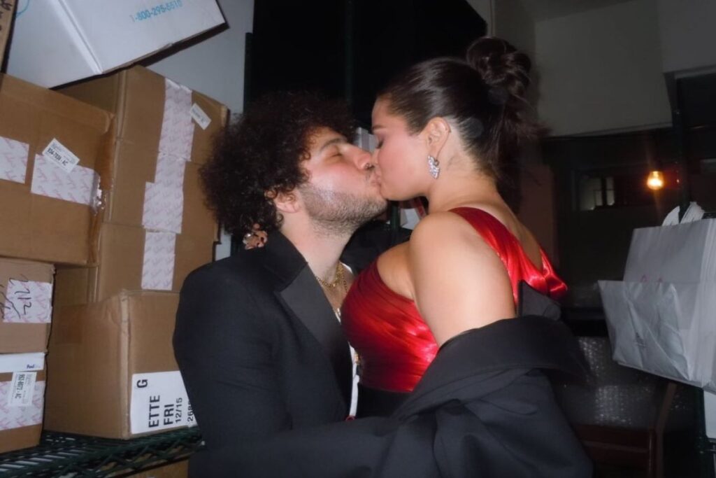 A picture of Selena Gomez and Benny Blanco