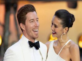 A picture of Shaun White and Nina Dobrev