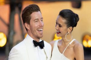 A picture of Shaun White and Nina Dobrev