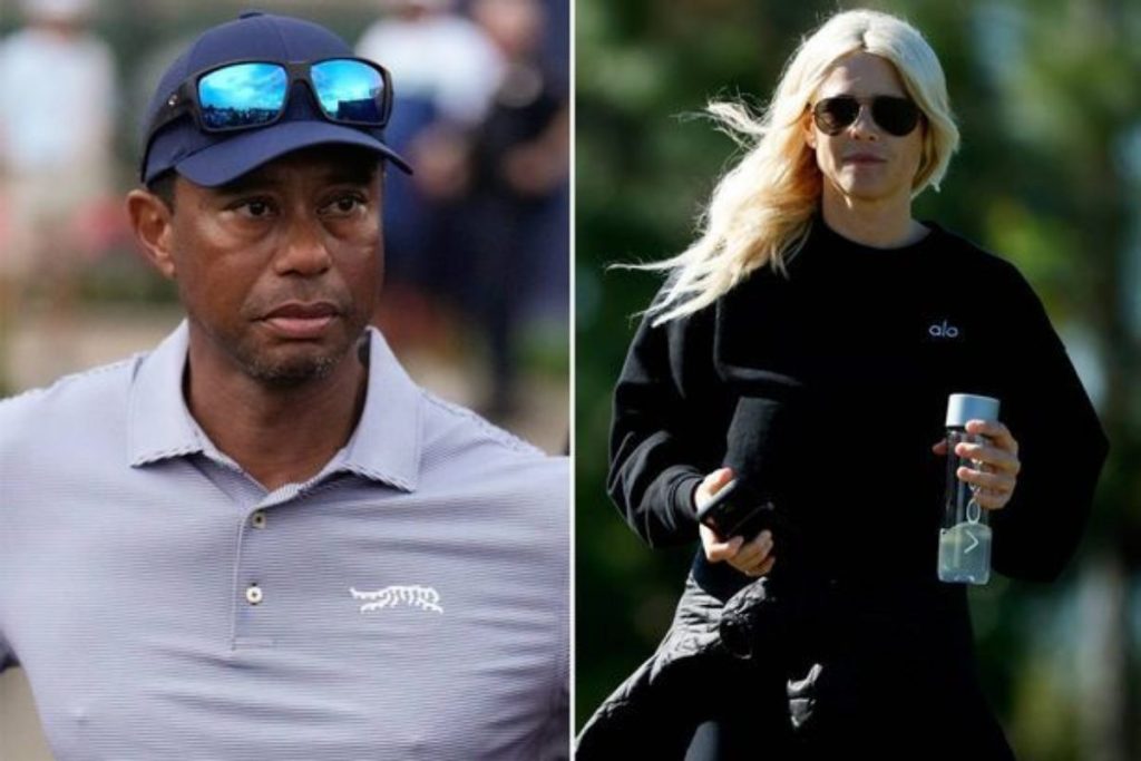 A college of Tiger Woods and Elin Nordegren