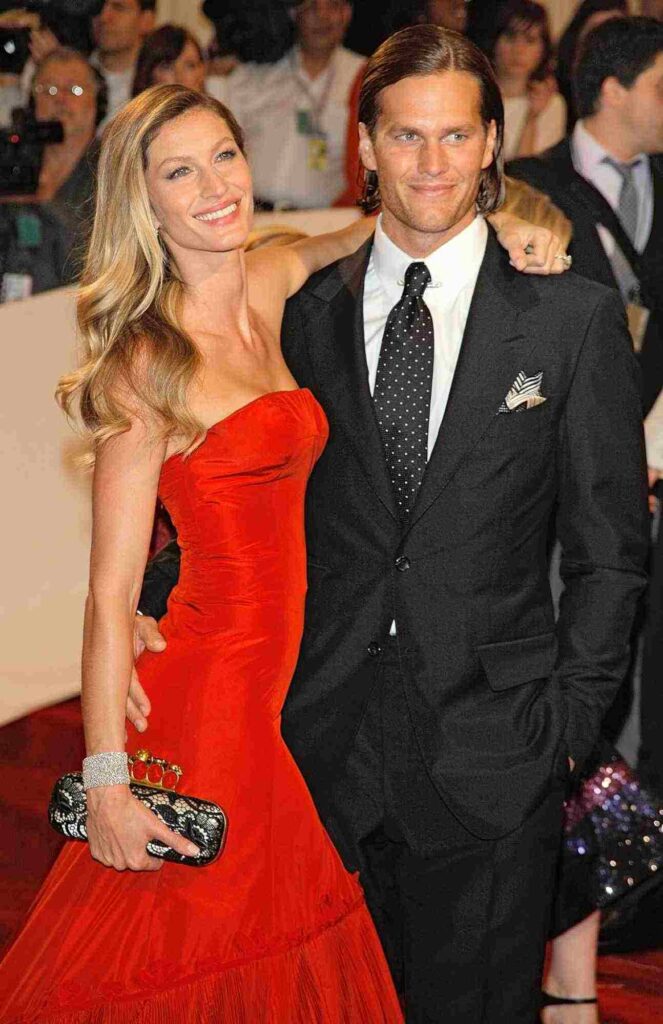 A picture of Gisele Bündchen and Tom Brady