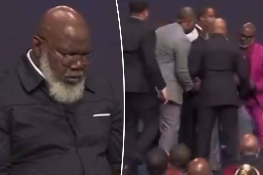 Shots taken during T.D. Jakes medical emergency