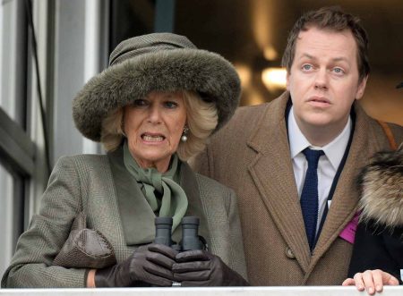 Queen Camilla with her son Tom Parker Bowles