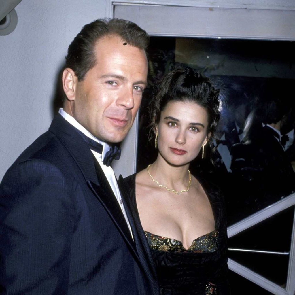 Bruce Willis and Demi Moore