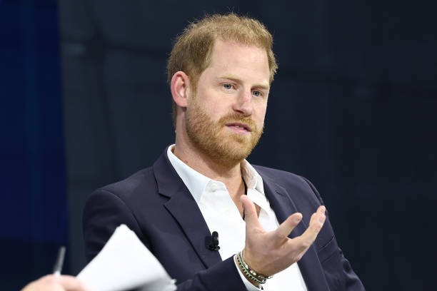 Harry discussing at the New York Times’ 2024 DealBook Summit