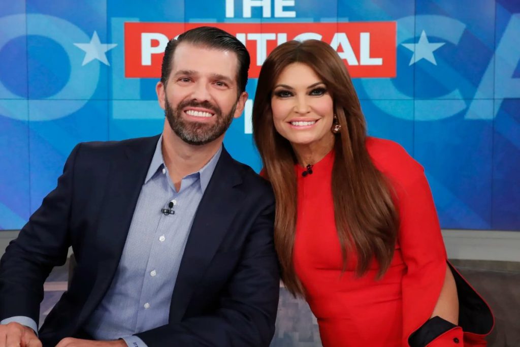 A picture of Donald Trump Jr and Kimberly Guilfoyle