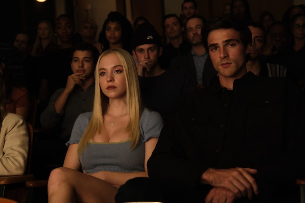 A picture of Sydney Sweeney and Jacob Elordi in Euphoria