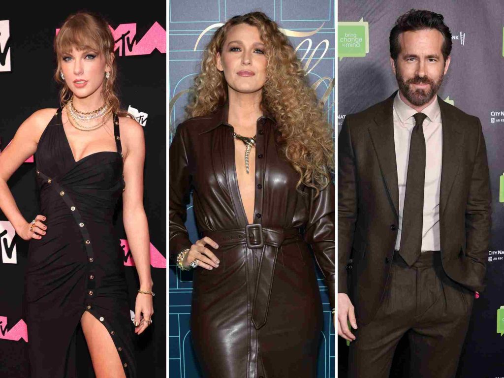 A Picture of Ryan Reynolds, Blake Lively, and Taylor Swift