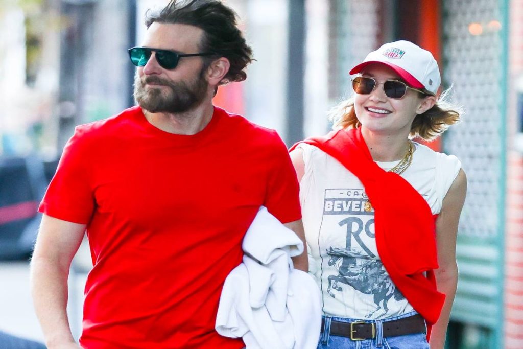 A Picture of Bradley Cooper and Gigi Hadid