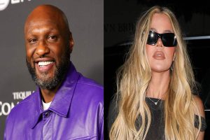 A Picture of Lamar Odom and Khloe Kardashian