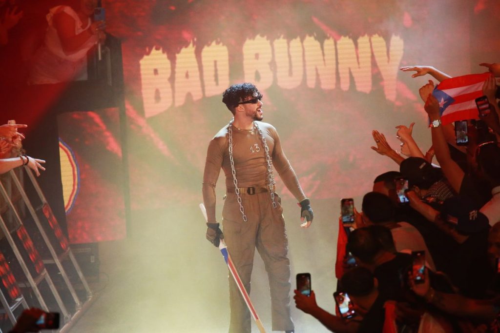 A Picture of Bad Bunny WWE