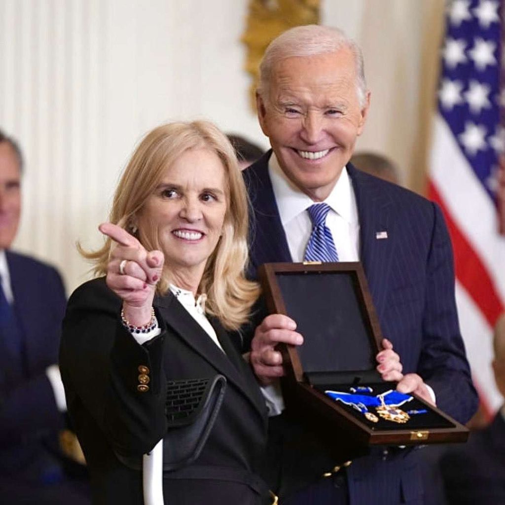 Kerry Kennedy with Joe Biden