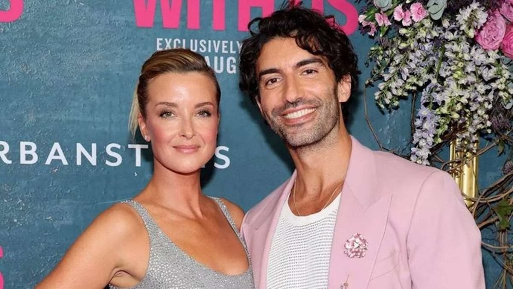 Justin Baldoni and his wife posing together