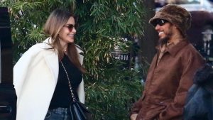 Sofia Vergara and Lewis Hamilton pictured together during a lunch date with friends