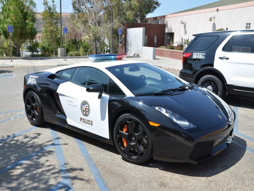 A picture of LAPD Vehicle