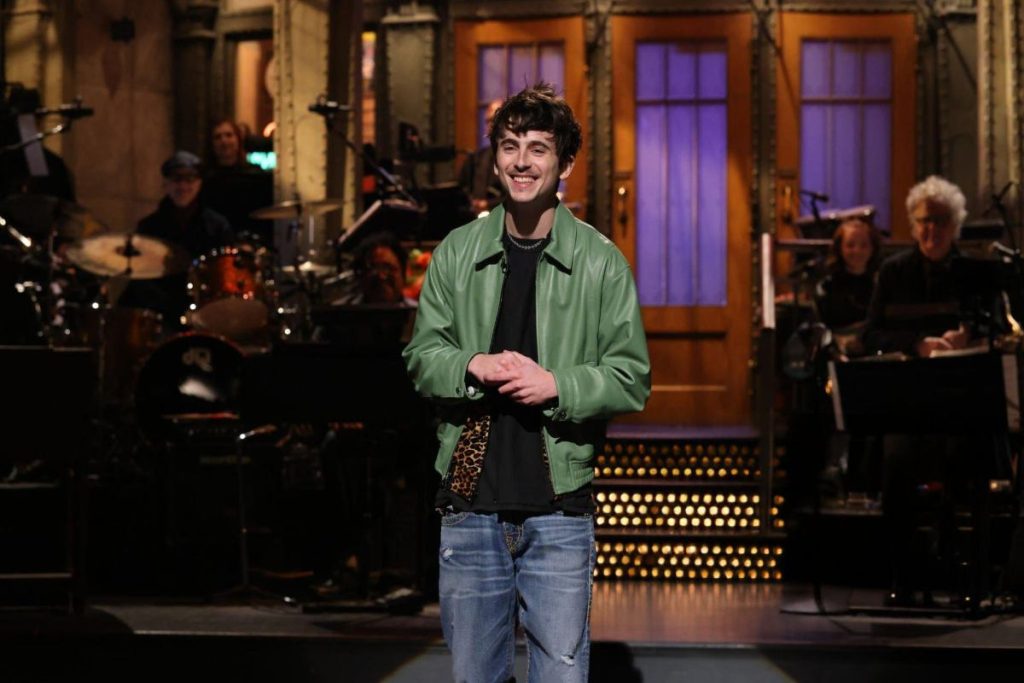 A Picture of Timothee Chalamet Who Did the Timothee Chalamet SNL