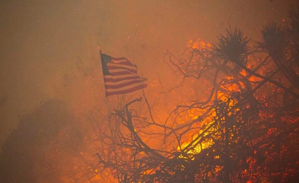 A Picture of the Los Angeles Fire