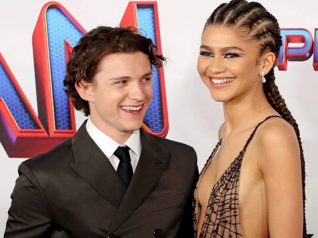 A Picture of Zendaya and Tom Holland