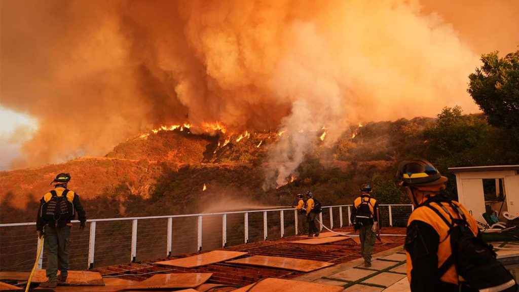 Shots from the LA fires