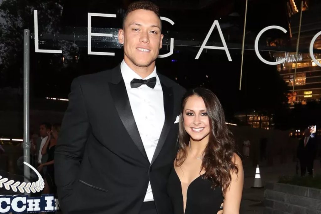 A picture of Aaron Judge and Samantha Bracksieck