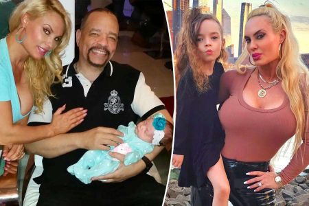 A picture of Ice-T and Coco Austin and their Daughter, Chanel Nicole