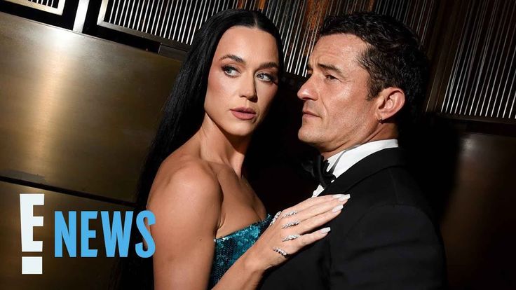 Katy Perry and Orlando Bloom at an event