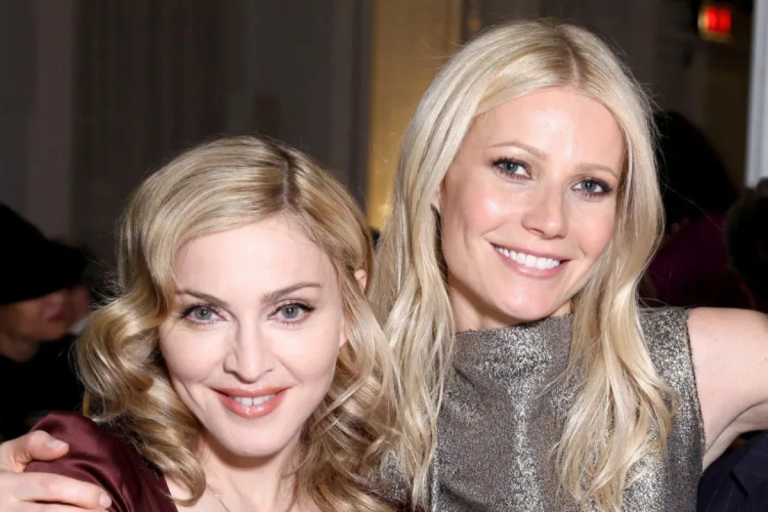 A photo of Gwyneth Paltrow and Madonna