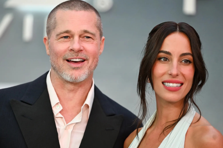 A photo of Brad Pitt and his girlfriend, Ines De Ramon