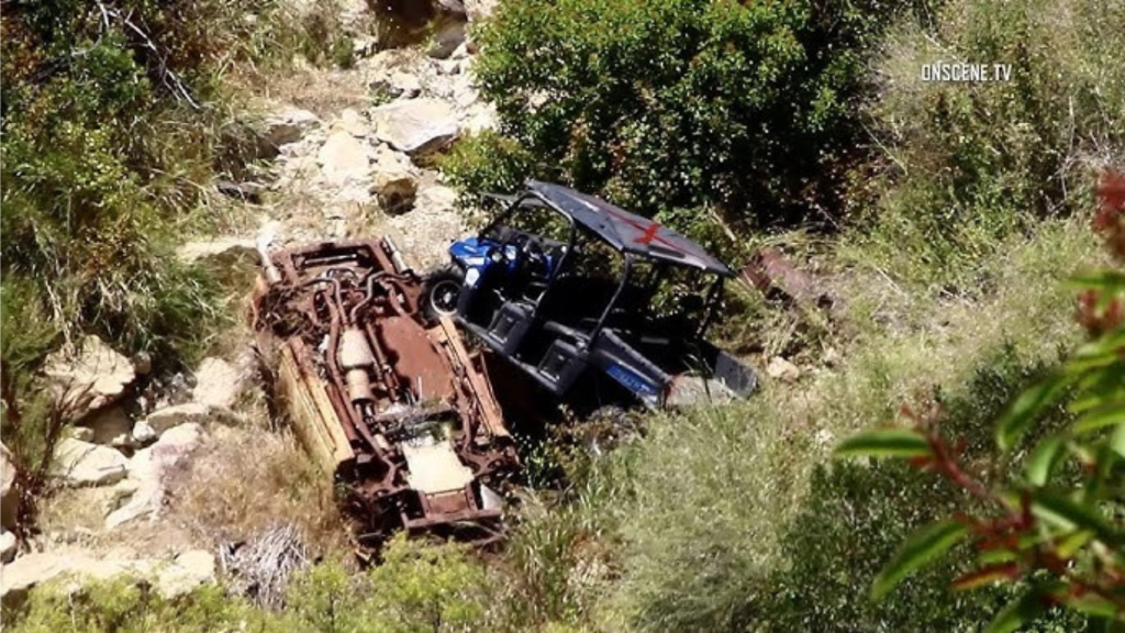 A view of a fatal crash