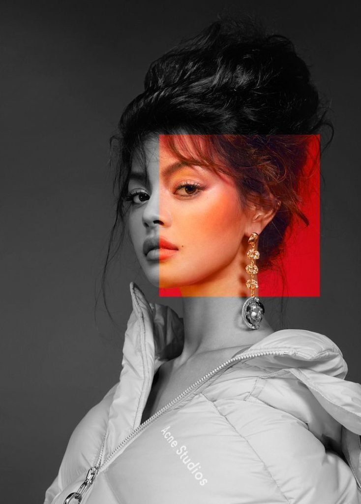 image of a filtered portrait