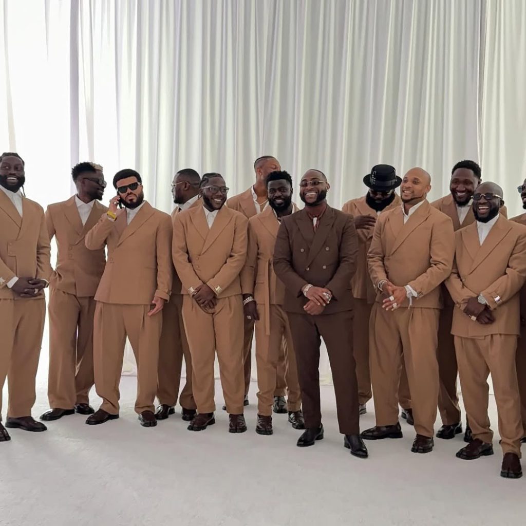 image of Davido and chioma wedding