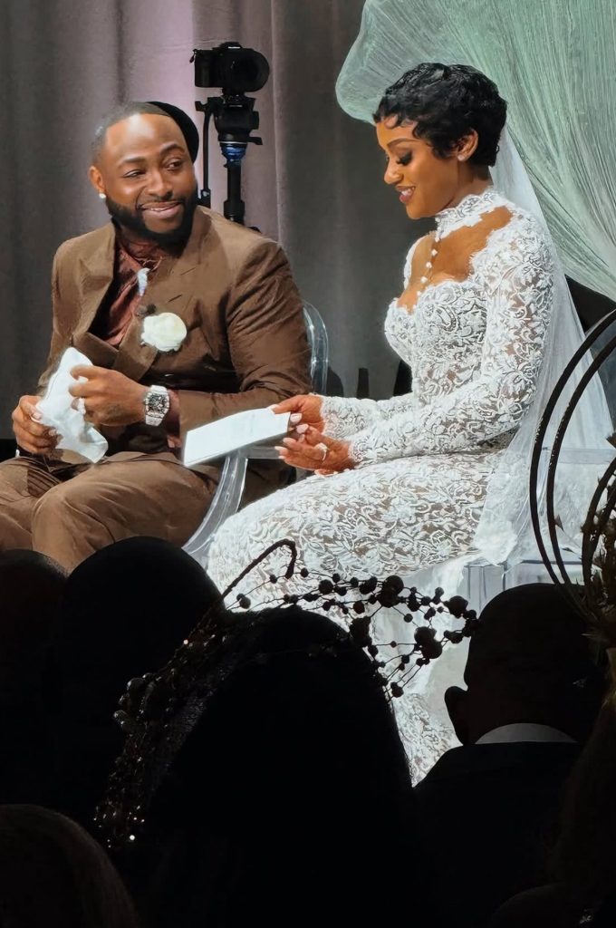 image of Davido and chioma wedding