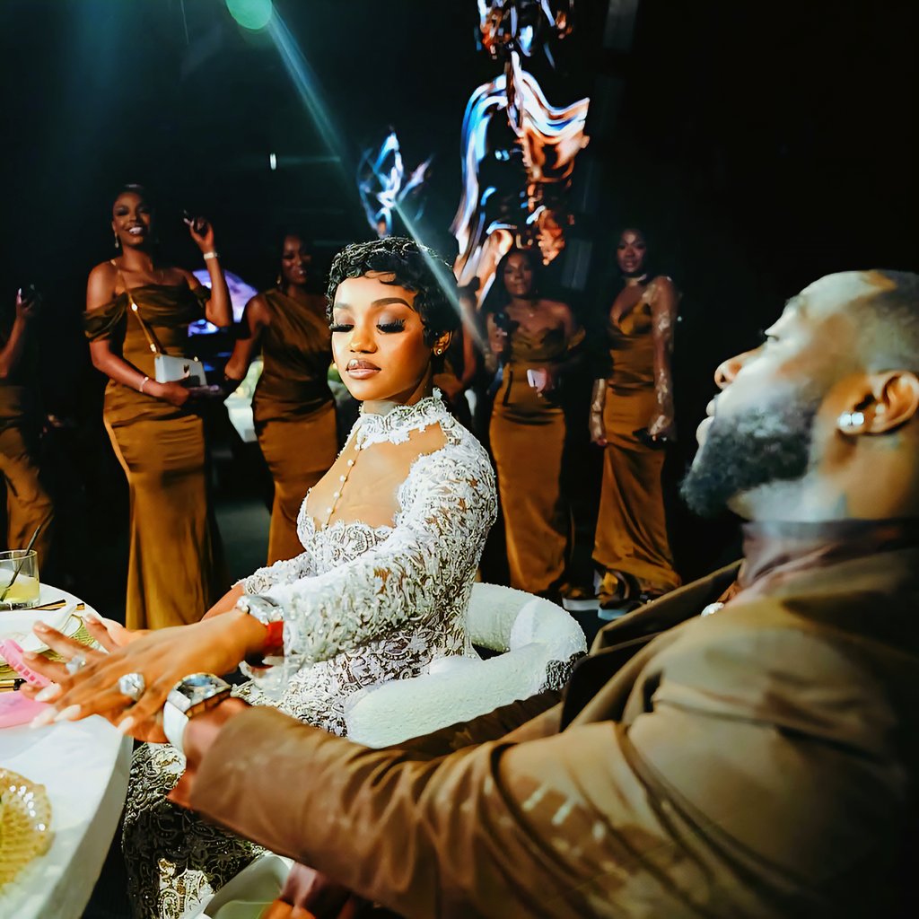 image of Davido and chioma wedding