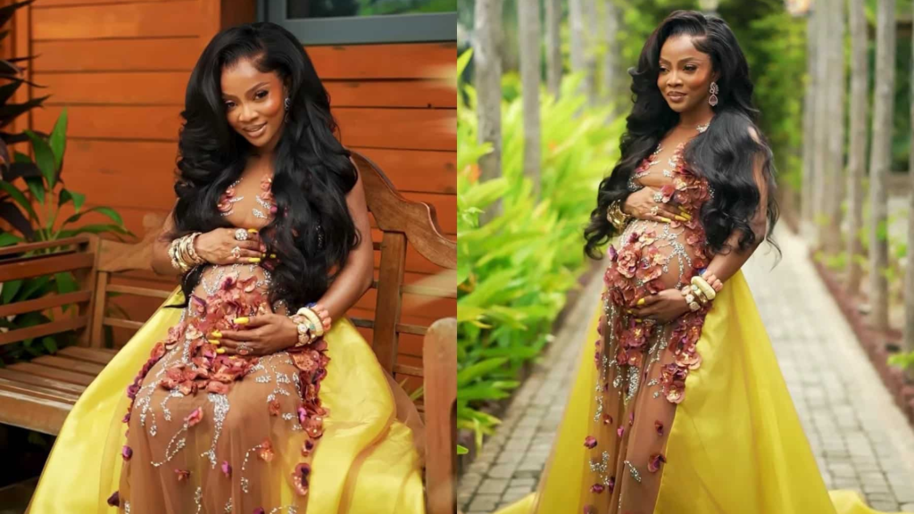 Toke Makinwa pregnancy reveal