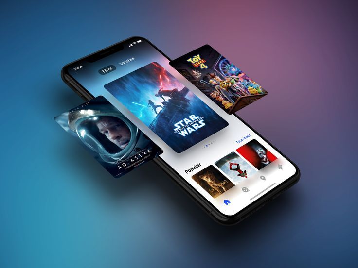 Image of a phone portraying Social Media marketing