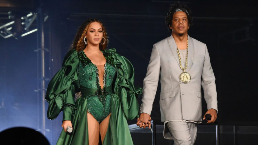 Beyonce and Jay-Z at the 2028 Global Citizen Festival